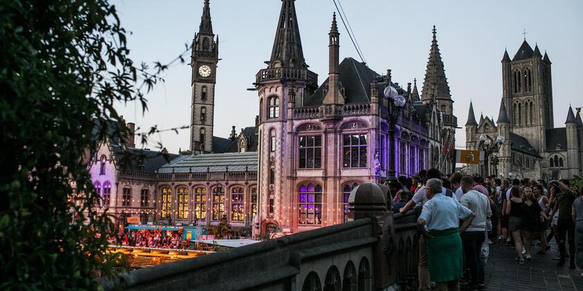 party at the Ghent festivities 