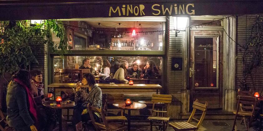 Café Minor Swing met terras.