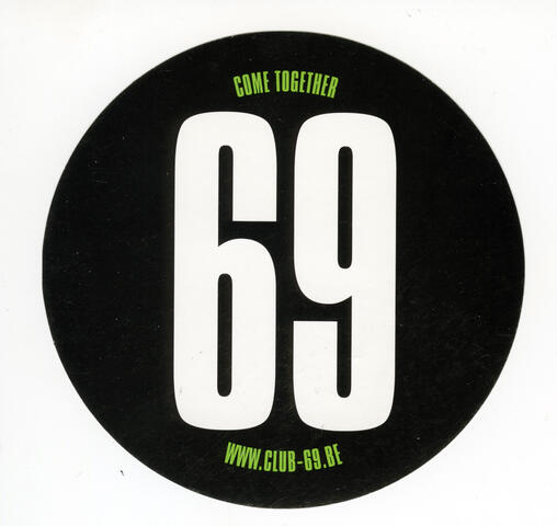 Logo van voormalig Club 69 in Gent