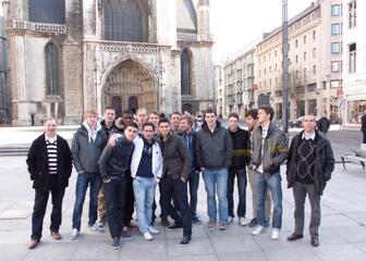 Group in front of the cathedral