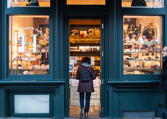 Eingang zur ältesten Bäckerei von Gent