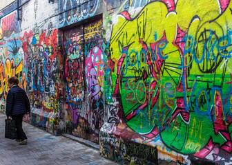La calle de los grafitis