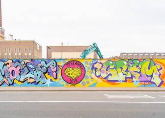Mur de graffitis